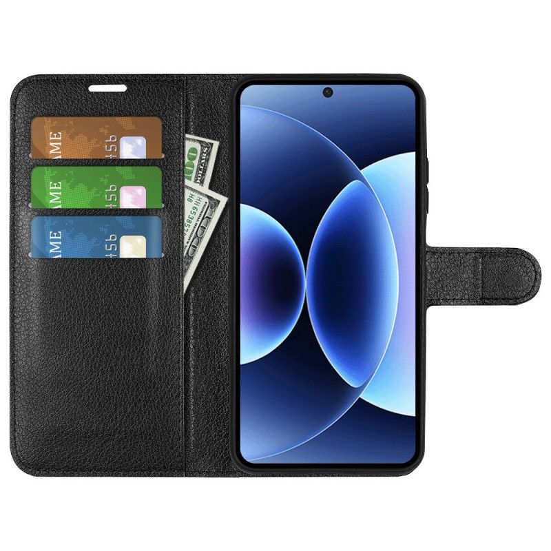 Læder Cover Xiaomi 17 Pro Max Telefon Etui Litchi-læder I Kunstlæder
