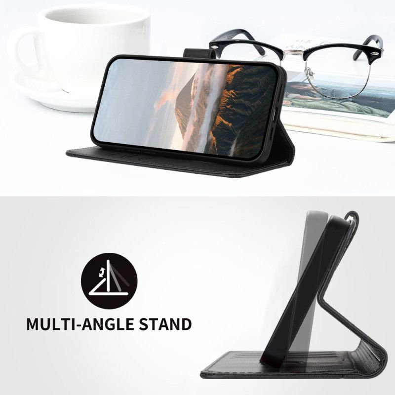 Læder Cover Xiaomi 17 Pro Max Trekantmønster