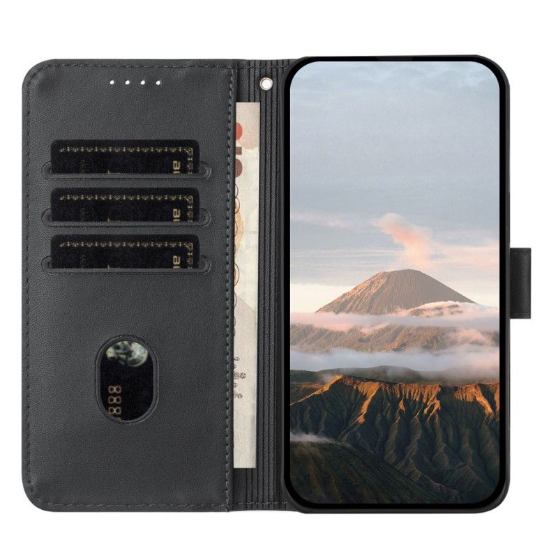Læder Cover Xiaomi 17 Pro Max Trekantmønster