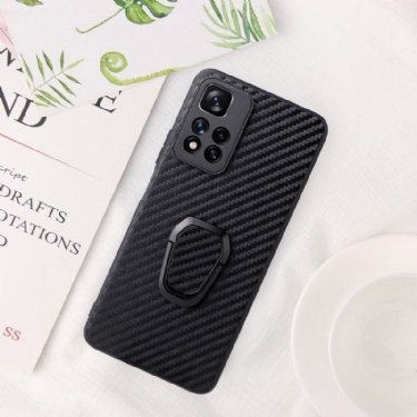 Cover Xiaomi Redmi Note 11 Pro Plus 5G Carbon Fiber Support Funktion