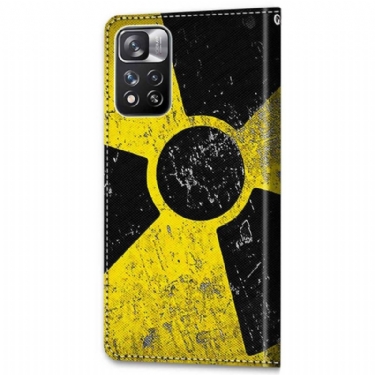Flip Cover Xiaomi Redmi Note 11 Pro Plus 5G Radioaktivt Symbol