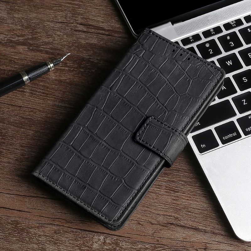 Flip Cover OnePlus 9 Pro Ana Imiteret Krokodillelæder