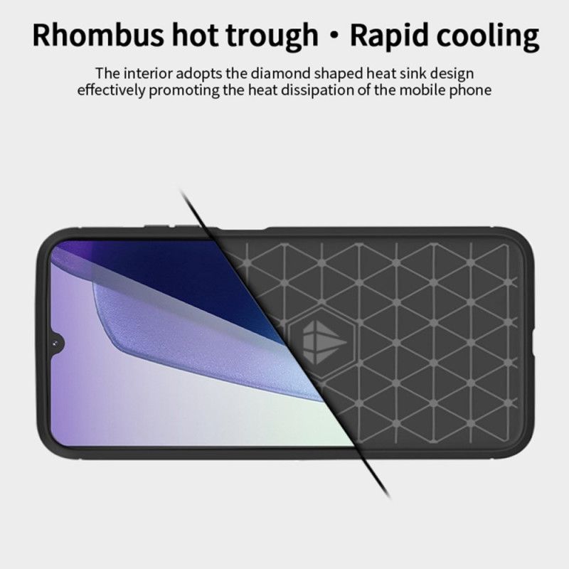 Cover Poco C75 Børstet Kulfiber Mofi