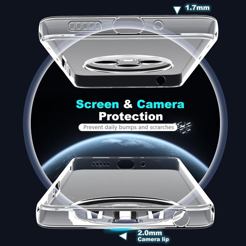 Cover Poco C75 Telefon Etui Anti-fingeraftryk Transparent