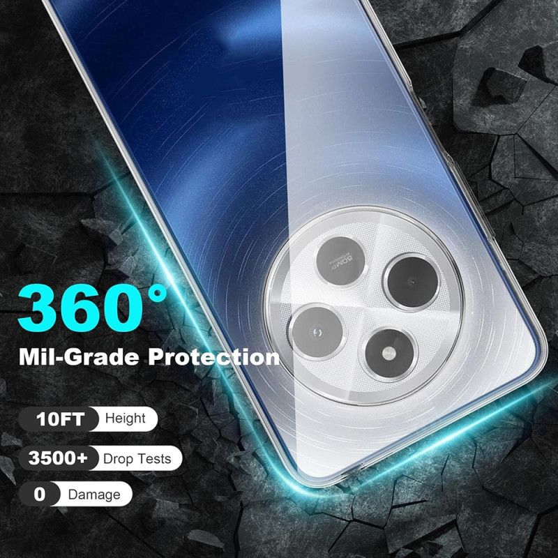 Cover Poco C75 Telefon Etui Anti-fingeraftryk Transparent