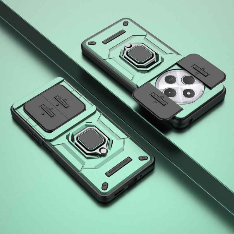 Cover Til Poco C75 Holdbart Ringcover Med Glidende Linsebeskytter