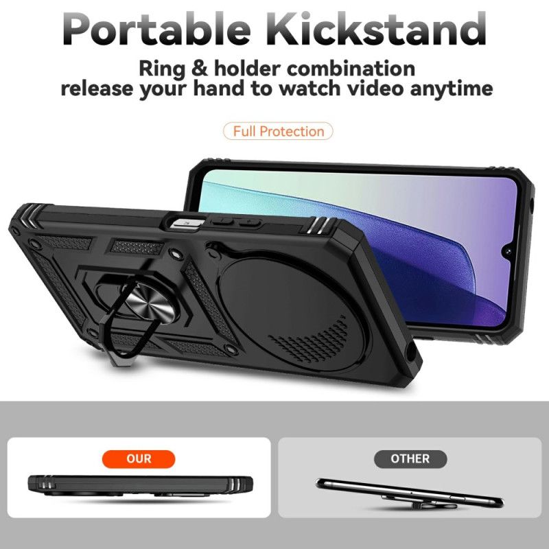 Cover Til Poco C75 Kadem Blomster- Og Rhinstensringholder Og Kameradæksel