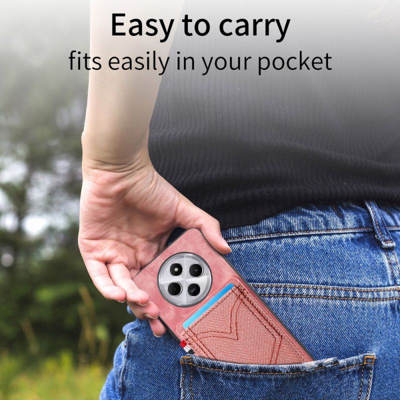 Cover Til Poco C75 Kortholder I Denim