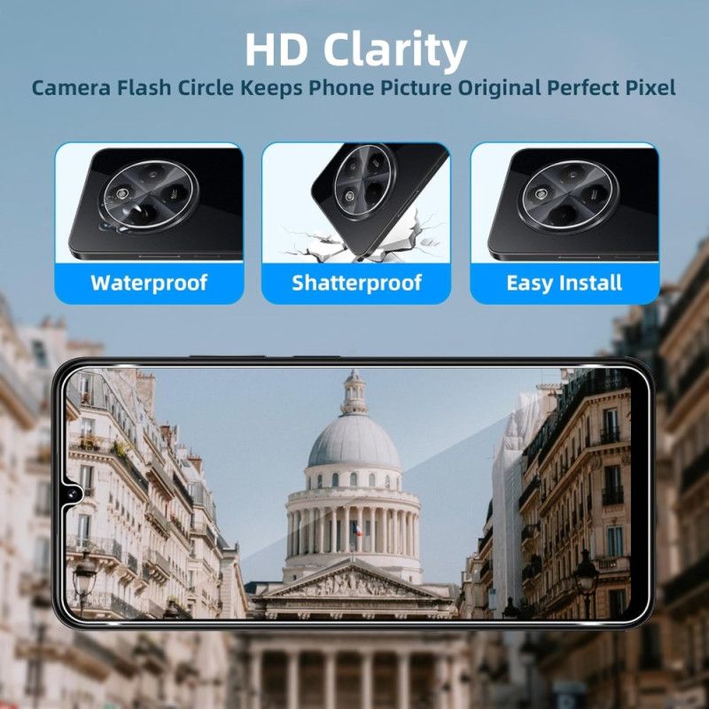 Dobbelt Hærdet Glasskærm Og Kamerabeskytter Til Xiaomi Redmi 14c / Poco C75