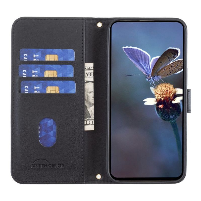 Flip Cover Poco C75 Binfen Farve Pufferjakkestil