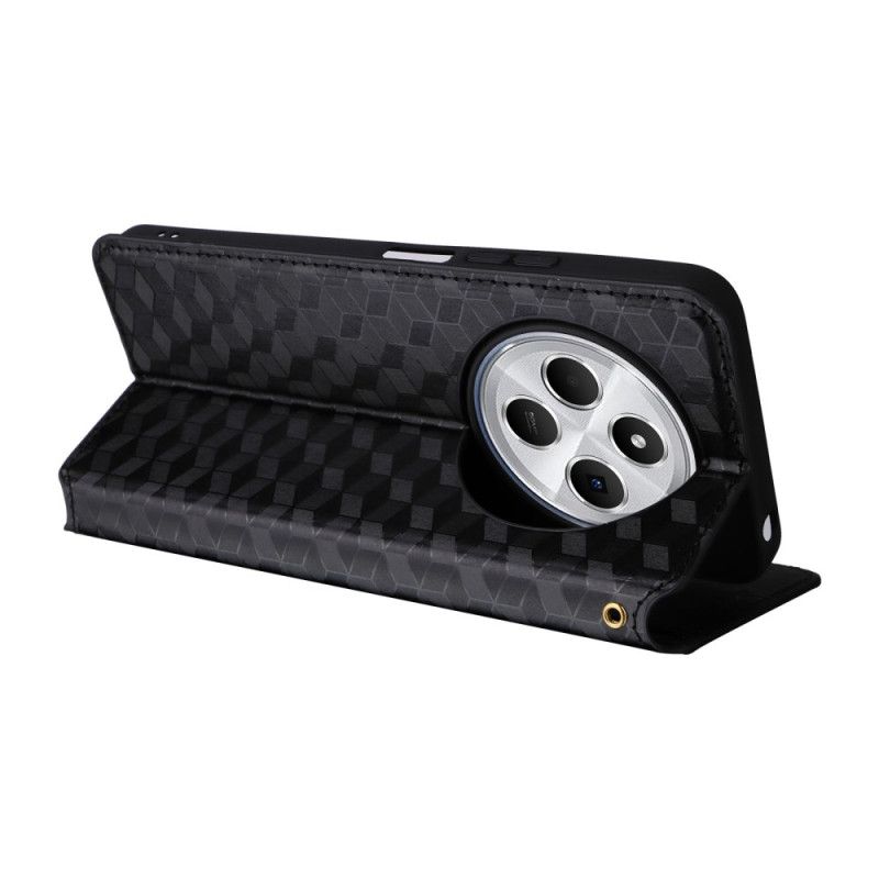 Flip Cover Poco C75 Diamantmønster