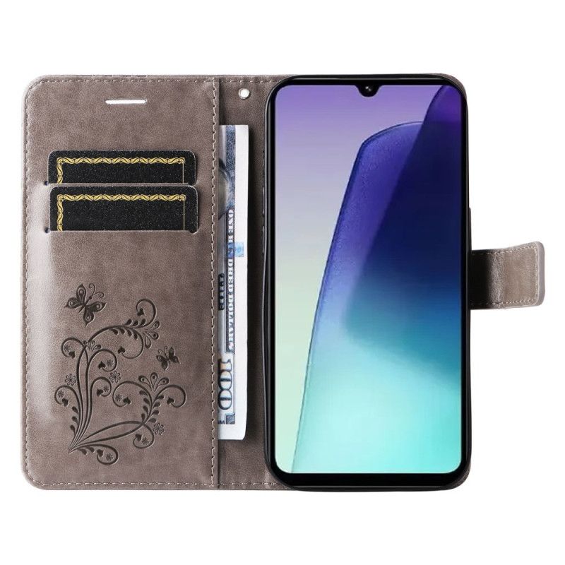 Flip Cover Poco C75 Kæmpesommerfugle