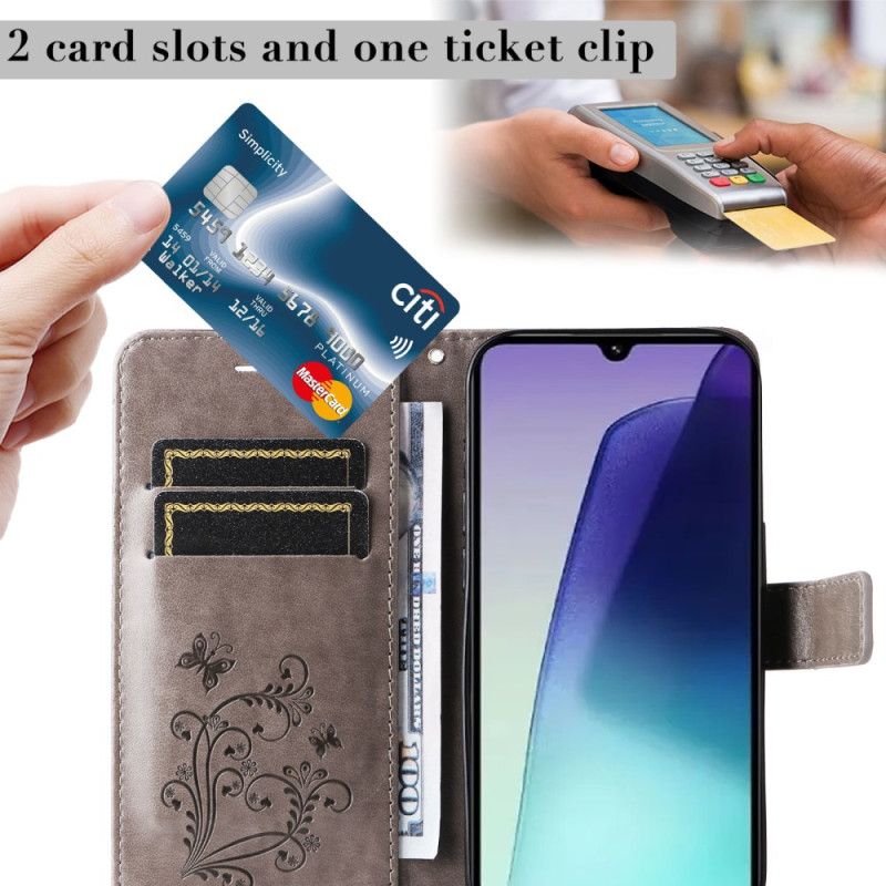 Flip Cover Poco C75 Kæmpesommerfugle