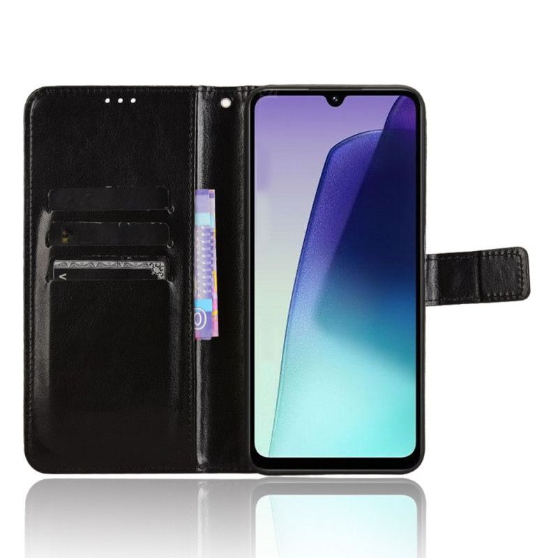 Flip Cover Poco C75 Prangende Kunstlæder Med Rem