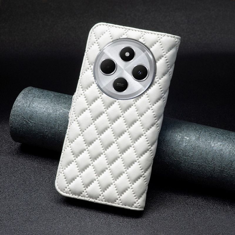 Flip Cover Poco C75 Quiltet Binfen Farve