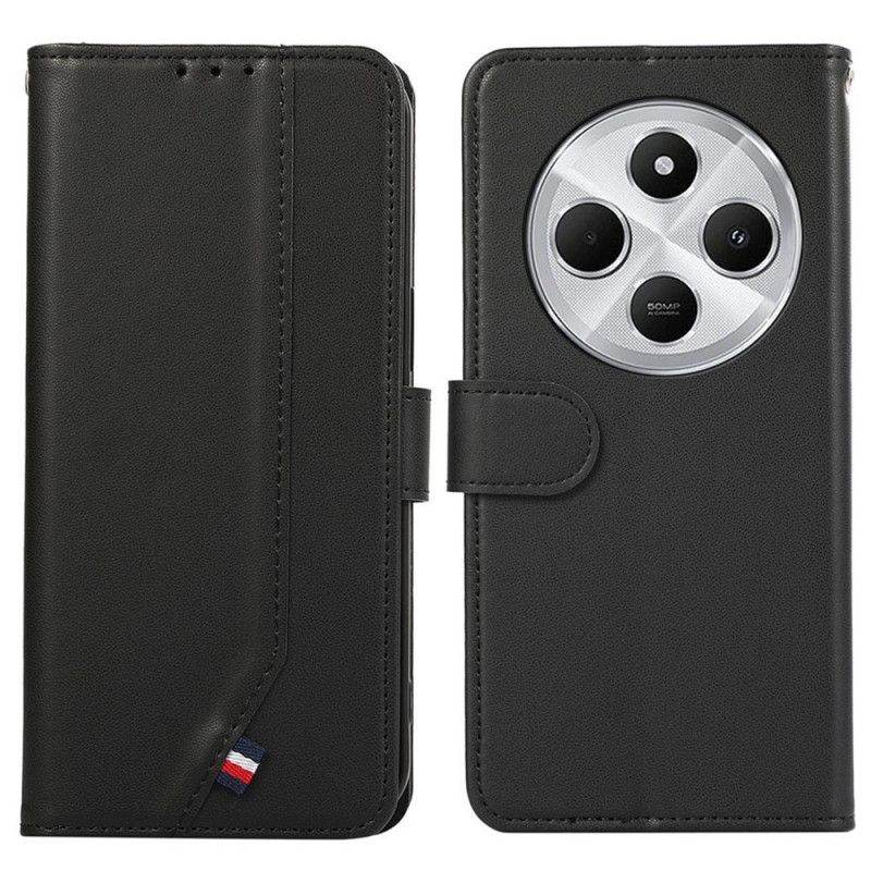 Flip Cover Poco C75 Rfid-beskyttelse 3 Kortrum