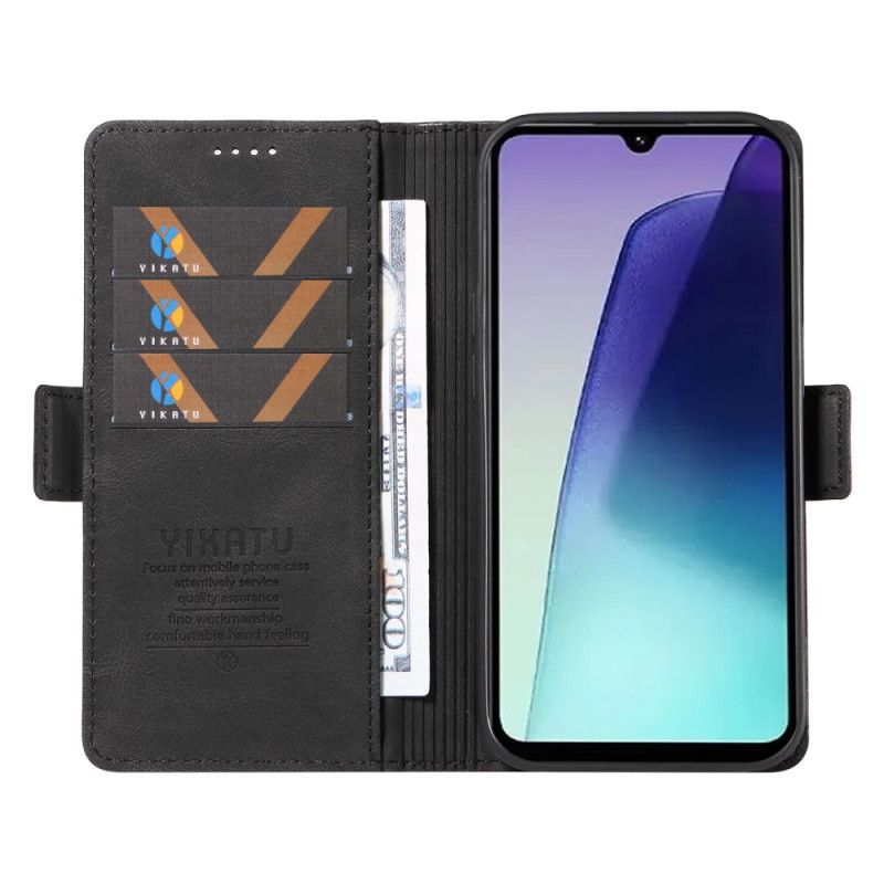 Flip Cover Poco C75 Ruskindseffekt Yikatu