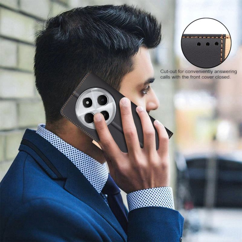 Flip Cover Poco C75 Tofarvet Binfen-farve