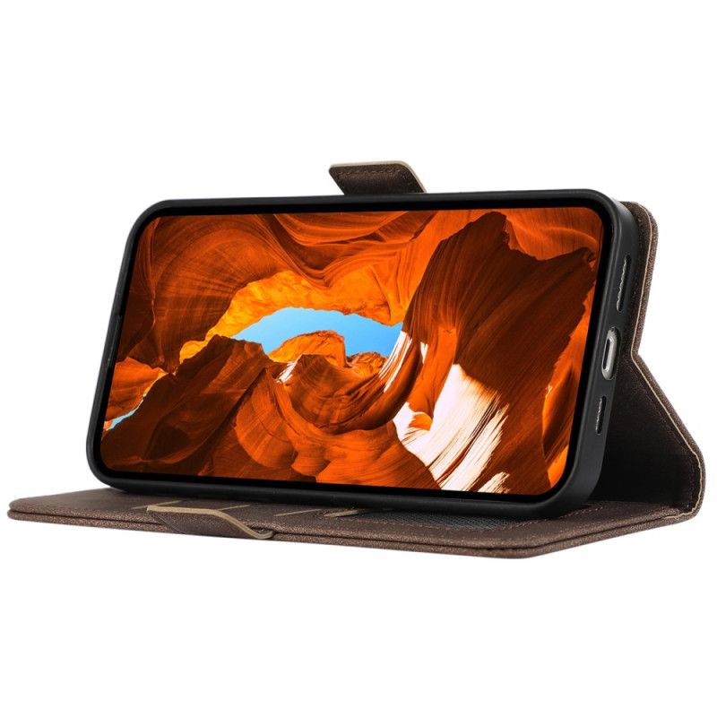 Flip Cover Poco C75 Vintage Abeel