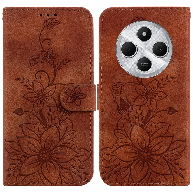 Flip Cover Til Poco C75 Fleur-de-lis