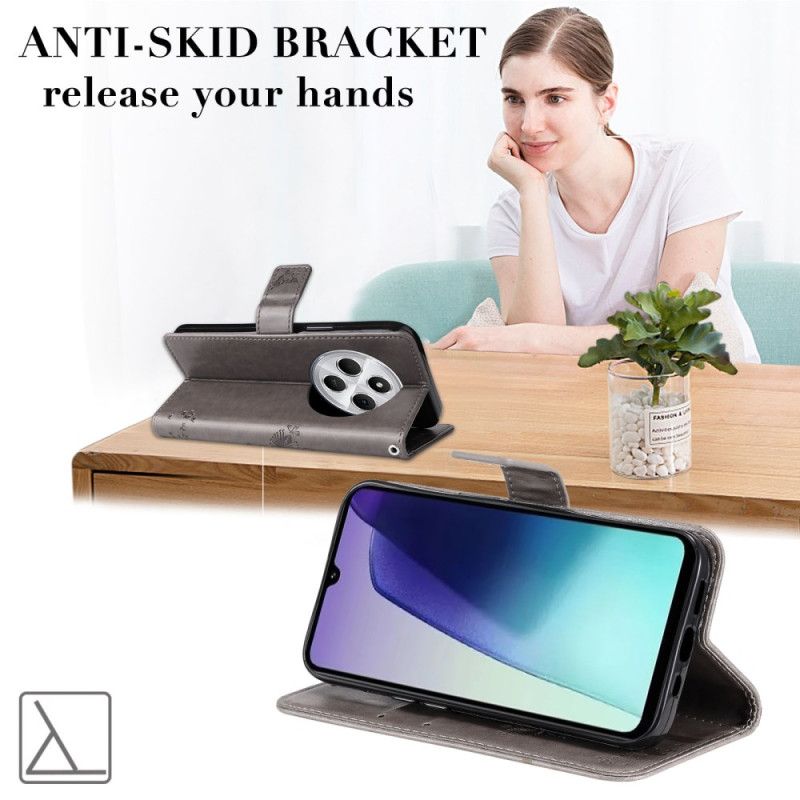 Flip Cover Til Poco C75 Kat Og Træ Med Rem