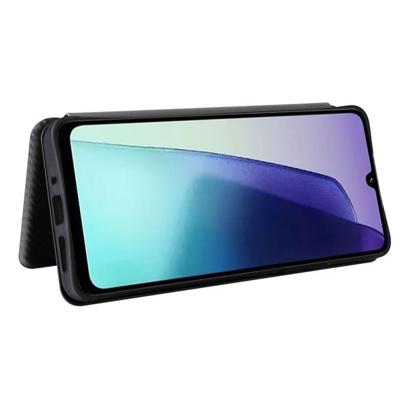 Flip Cover Til Poco C75 Kulfibertekstur