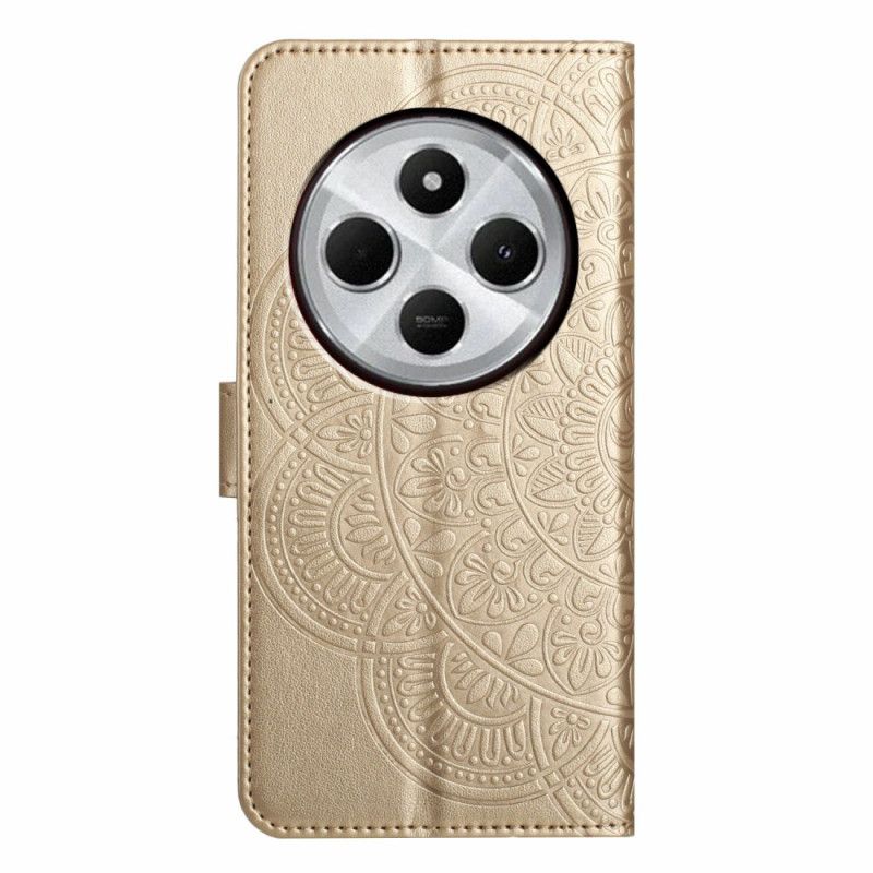 Flip Cover Til Poco C75 Mandalaprint Med Snor