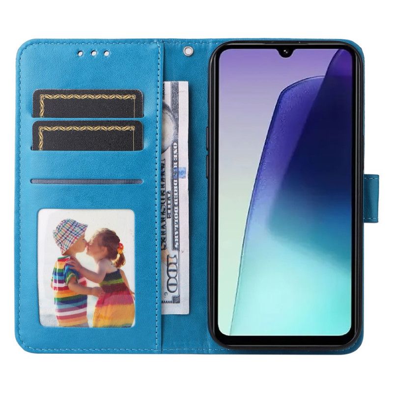 Flip Cover Til Poco C75 Solsikkemønster Med Rem