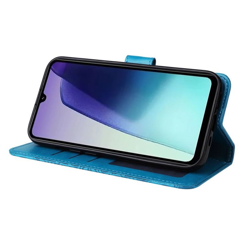 Flip Cover Til Poco C75 Solsikkemønster Med Rem