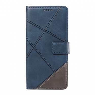 Flip Cover Til Poco C75 Tofarvede Striber