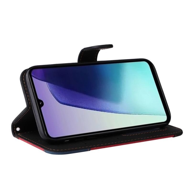 Flip Cover Til Poco C75 Tricolor