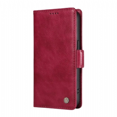 Læder Cover Poco C75 Dobbelt Lås Yikatu