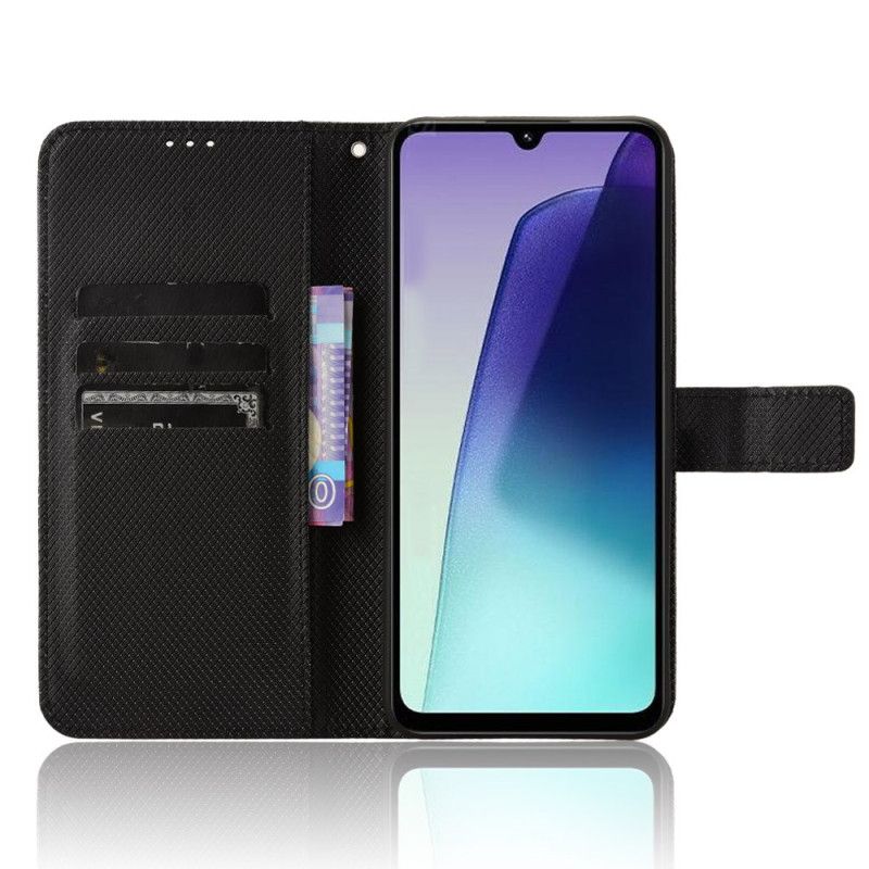 Læder Cover Poco C75 Prikker Med Rem