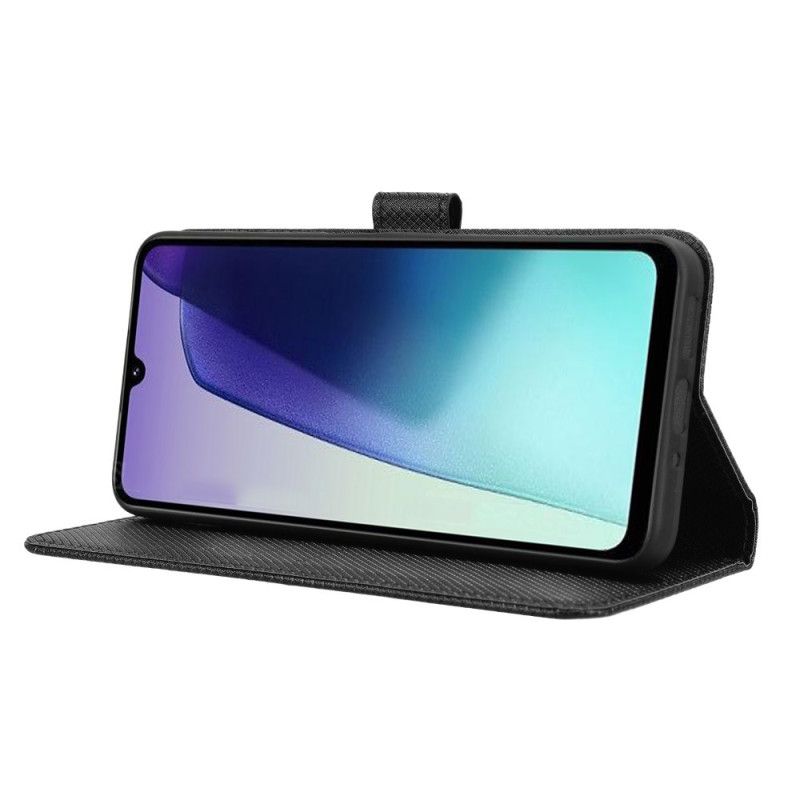 Læder Cover Poco C75 Prikker Med Rem