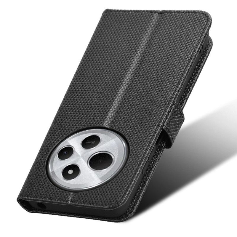 Læder Cover Poco C75 Prikker Med Rem