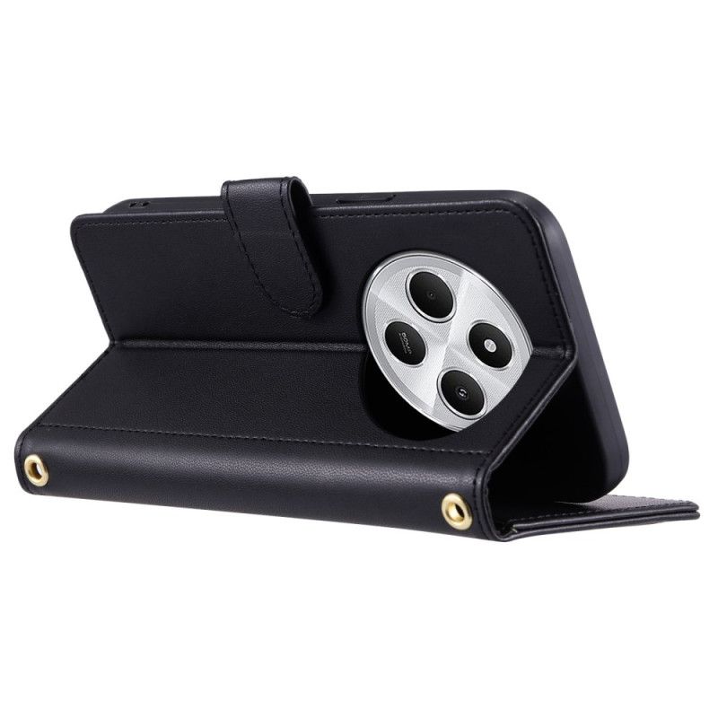 Læder Cover Poco C75 Quiltet