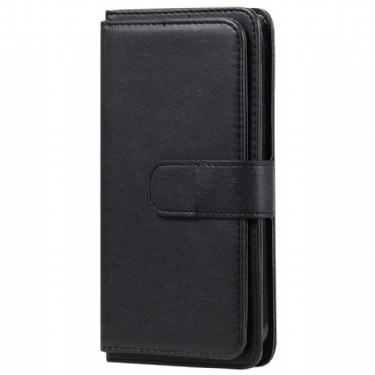 Læder Cover Poco C75 Telefon Etui 10 Kortholdere