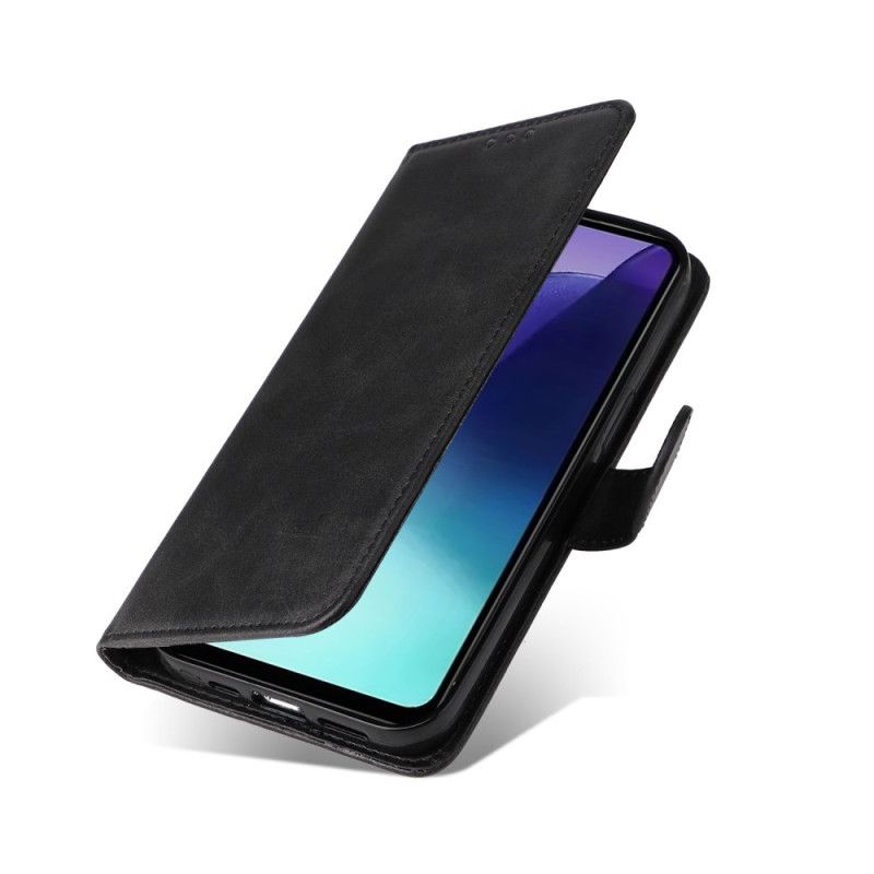 Læder Cover Poco C75 Telefon Etui Lædereffekt Med Rem