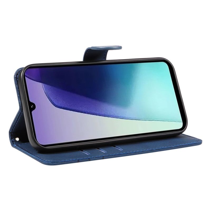 Læder Cover Poco C75 Telefon Etui Linjer