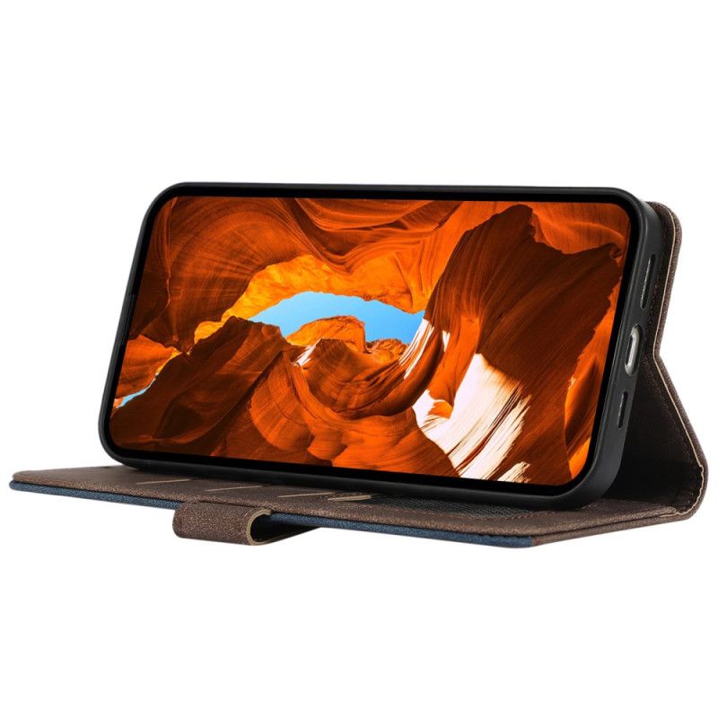 Læder Cover Poco C75 Tofarvet Abeel