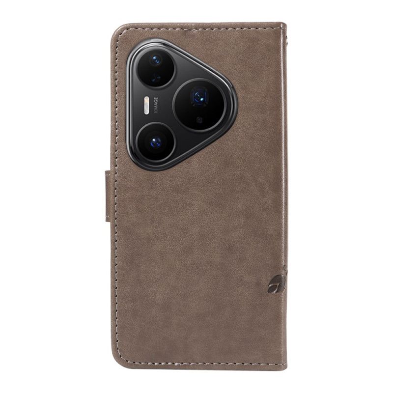 Flip Cover Huawei Pura 80 Pro Blomstermønster