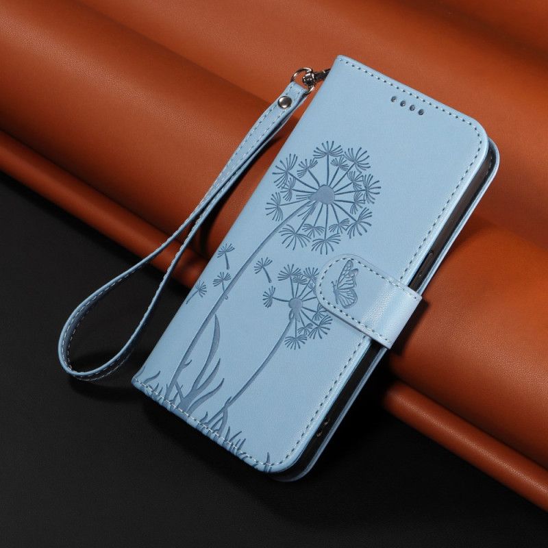 Flip Cover Til Huawei Pura 80 Pro Mælkebøttemønster Og Rem