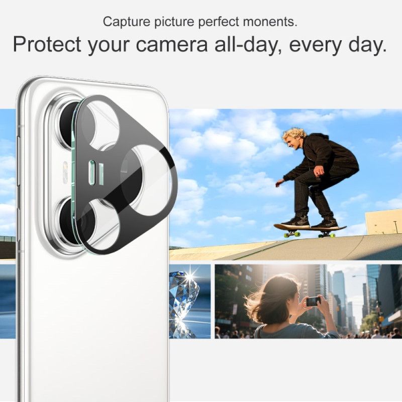Hærdet Glaslinsebeskytter Til Huawei Pura 80 Pro (sort Version)