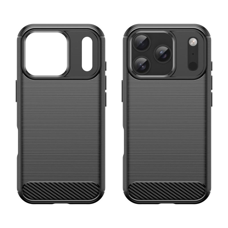 Cover iPhone 17 Pro Børstet Kulfiber