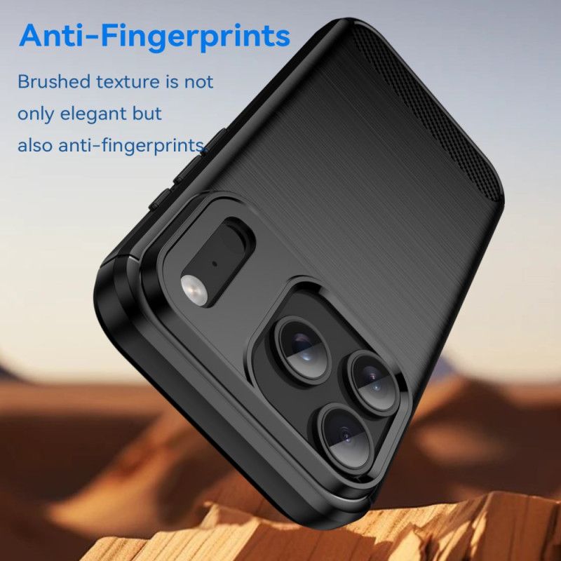 Cover iPhone 17 Pro Børstet Kulfiber