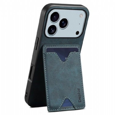 Cover iPhone 17 Pro Denior Kortholder Og Stativ