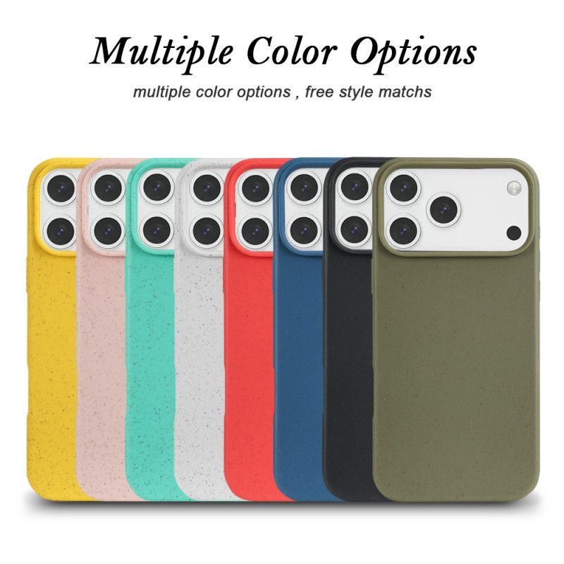 Cover iPhone 17 Pro Hvedestråfibre