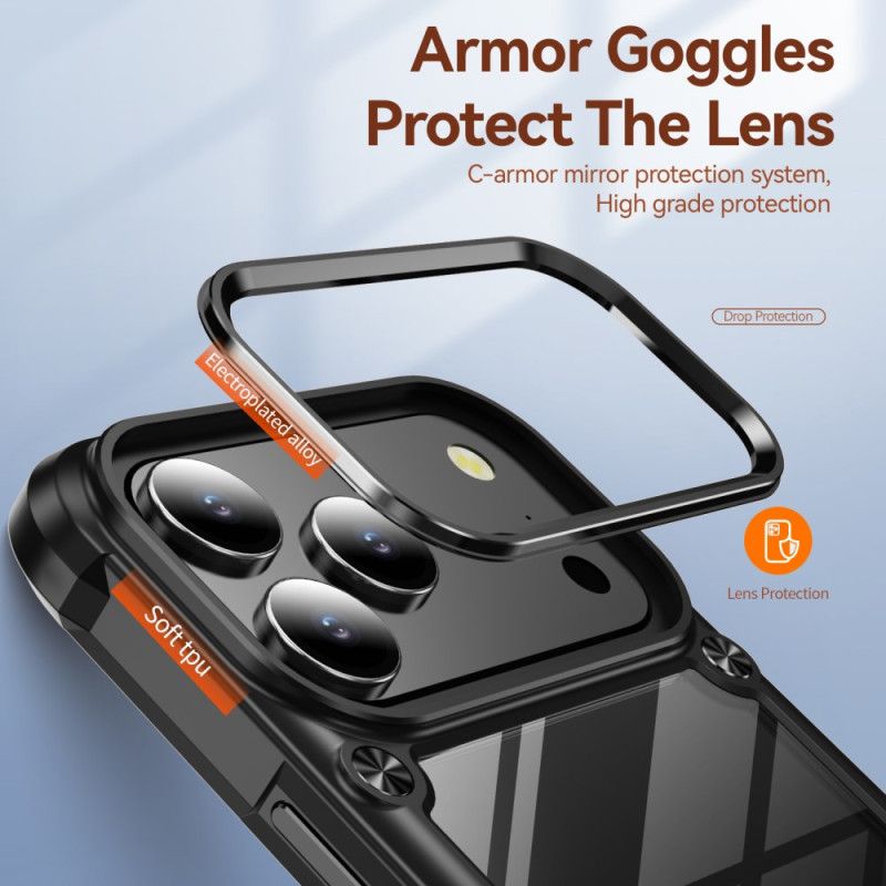 Cover iPhone 17 Pro Hybrid Transparent