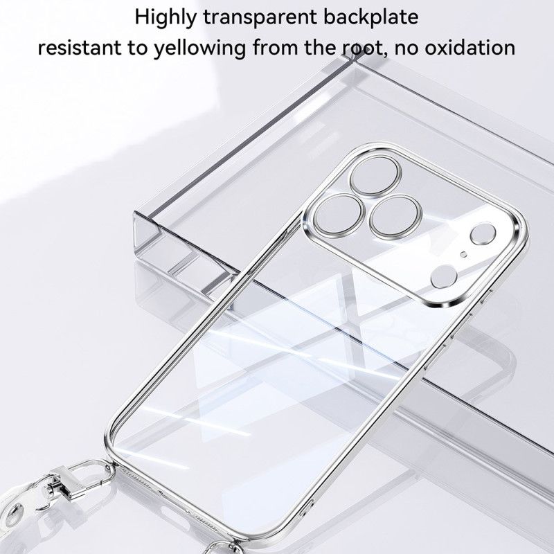 Cover iPhone 17 Pro Klar Med Håndledsrem