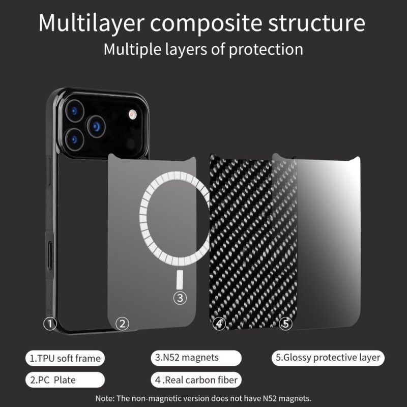 Cover iPhone 17 Pro Magsafe Aramidfiber